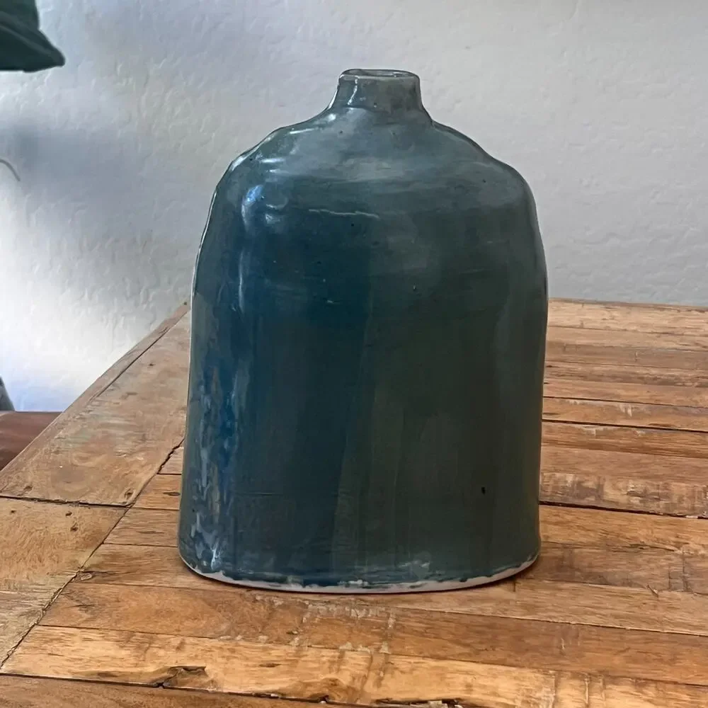 Studio Art Pottery Ceramic Vase 10.5